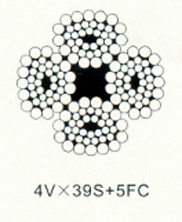 Cáp khoan ruột bố 4Vx39S+5FC