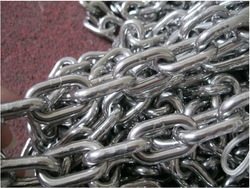 Steel link chain galvanized